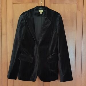 Caslon Black Velvet Blazer 6